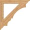 Ekena Millwork Balboa Traditional Smooth Bracket, Western Red Cedar, 5 1/2"W x 48"D x 48"H BKT06X48X48BOA01SWR - alternate 3
